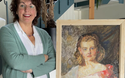 Krantenbericht Portret in Collage